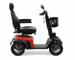 Presto red side view