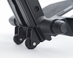Foot rest wheels