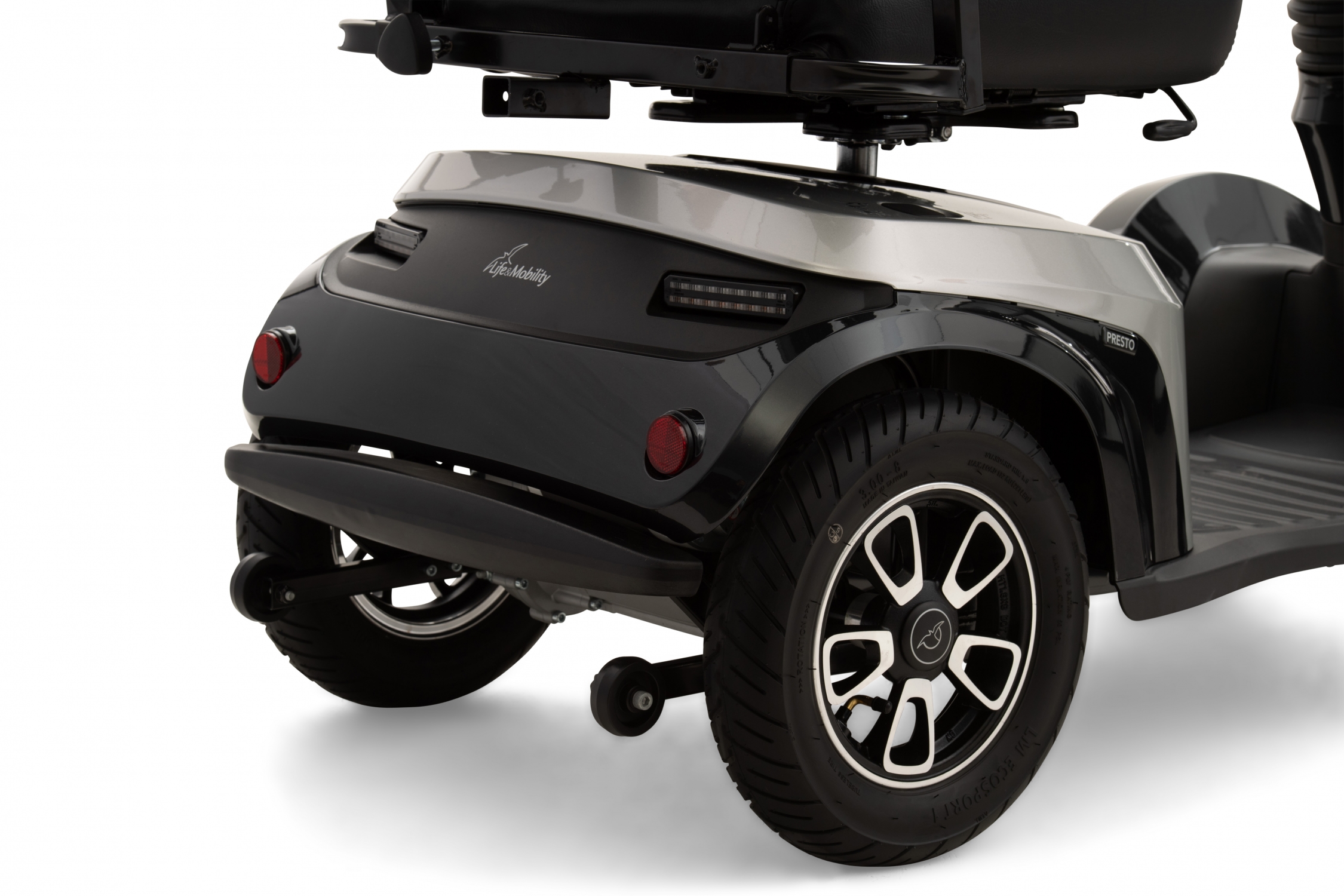 Anti-tip wheels