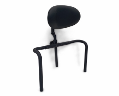 Barre de poussée et de tension non pliante, démontable, avec support d’appui-tête