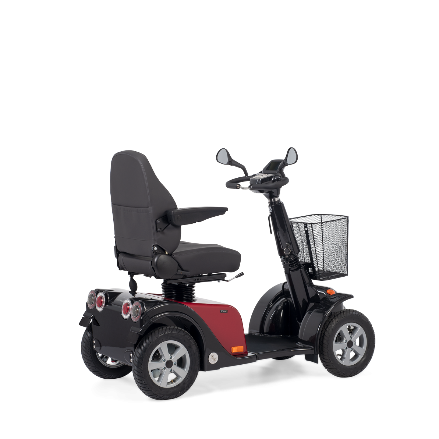 Solo RX 4 Merlot Red - schuin achter