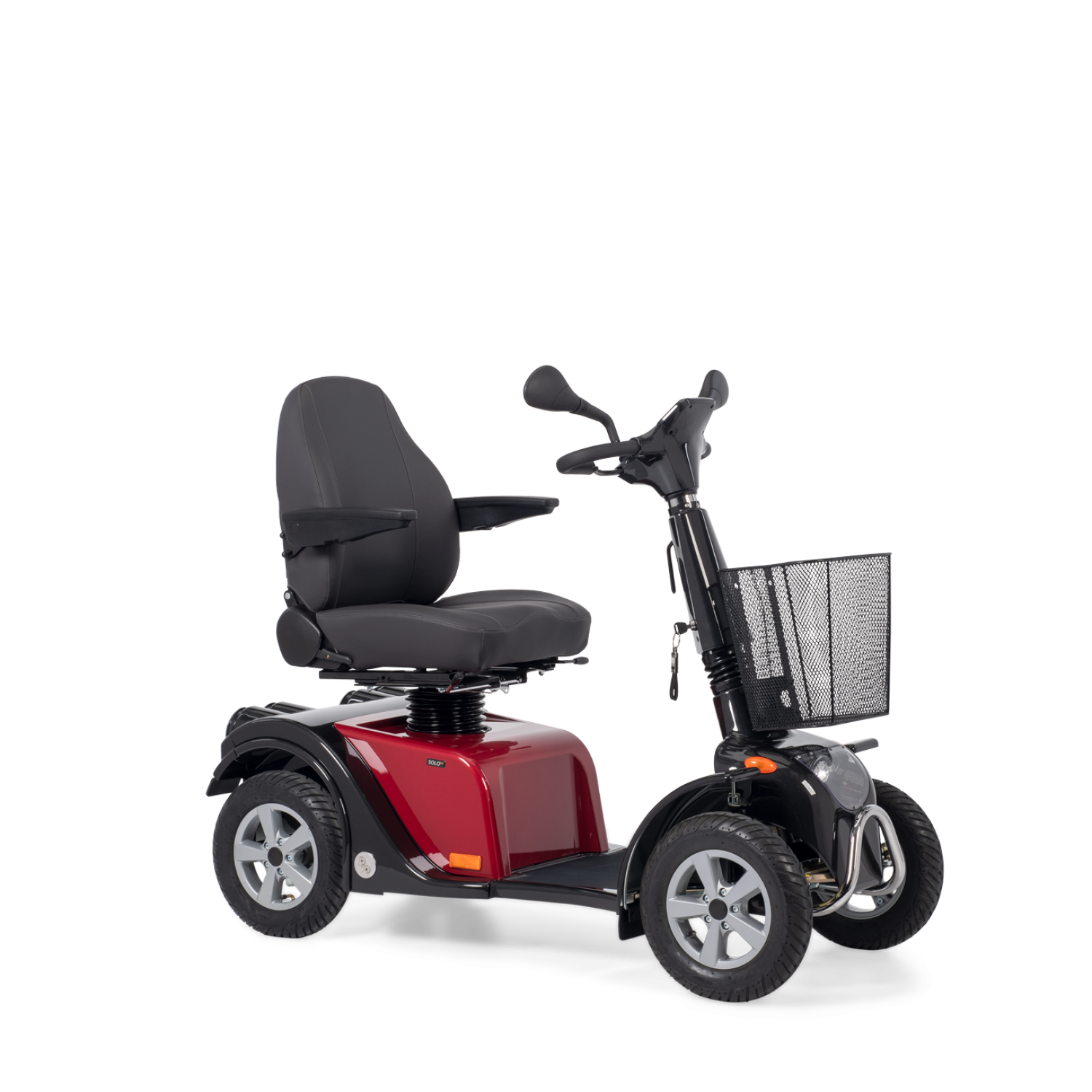 Solo RX 4 Merlot Red - schuin voor