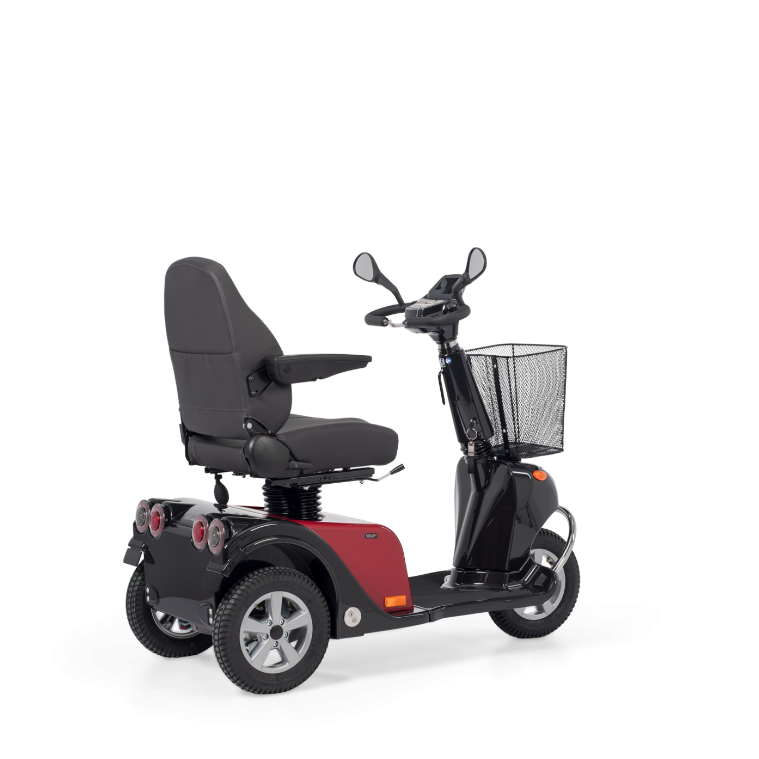 Solo RX 3 Merlot Red - schuin achter