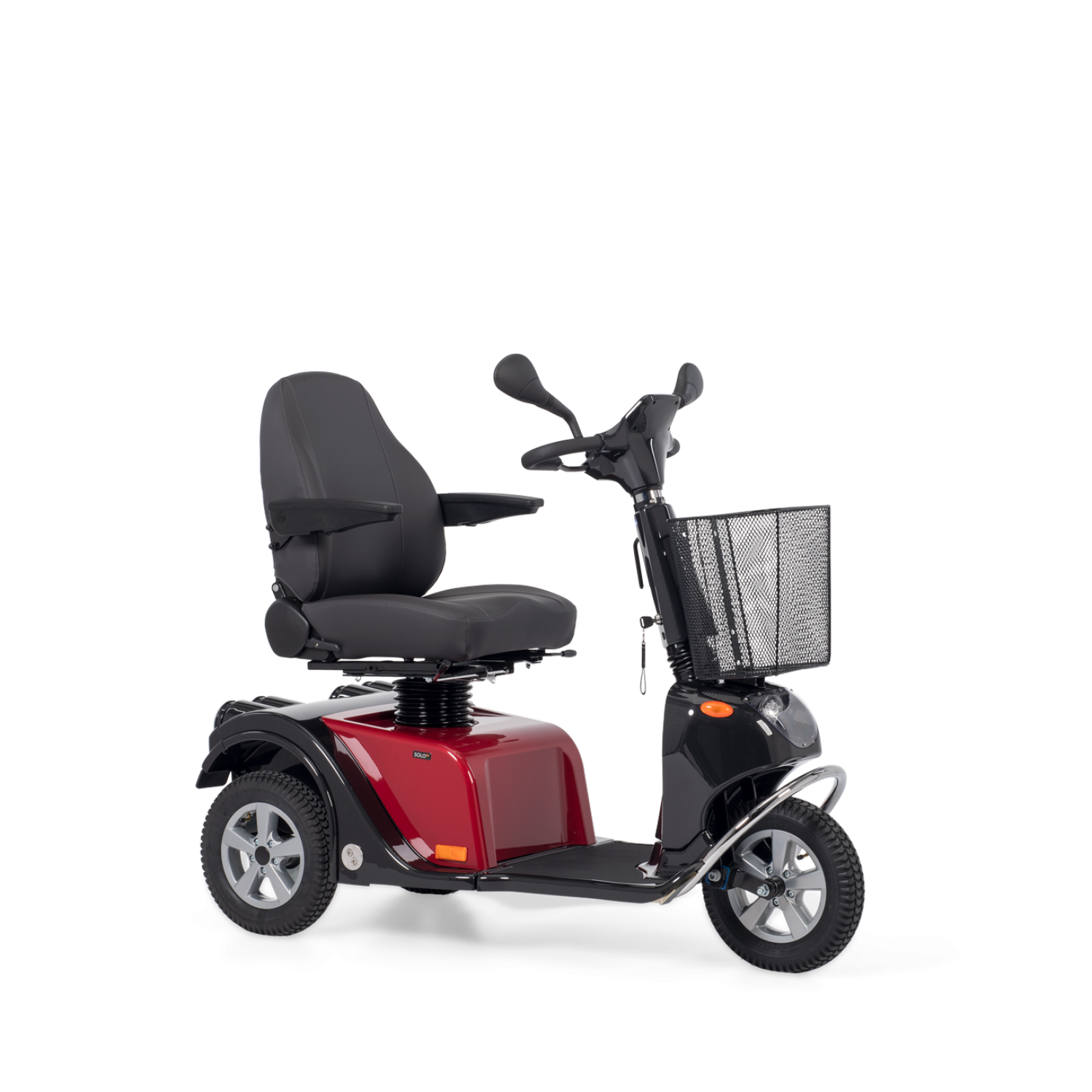 Solo RX 3 Merlot Red - schuin voor