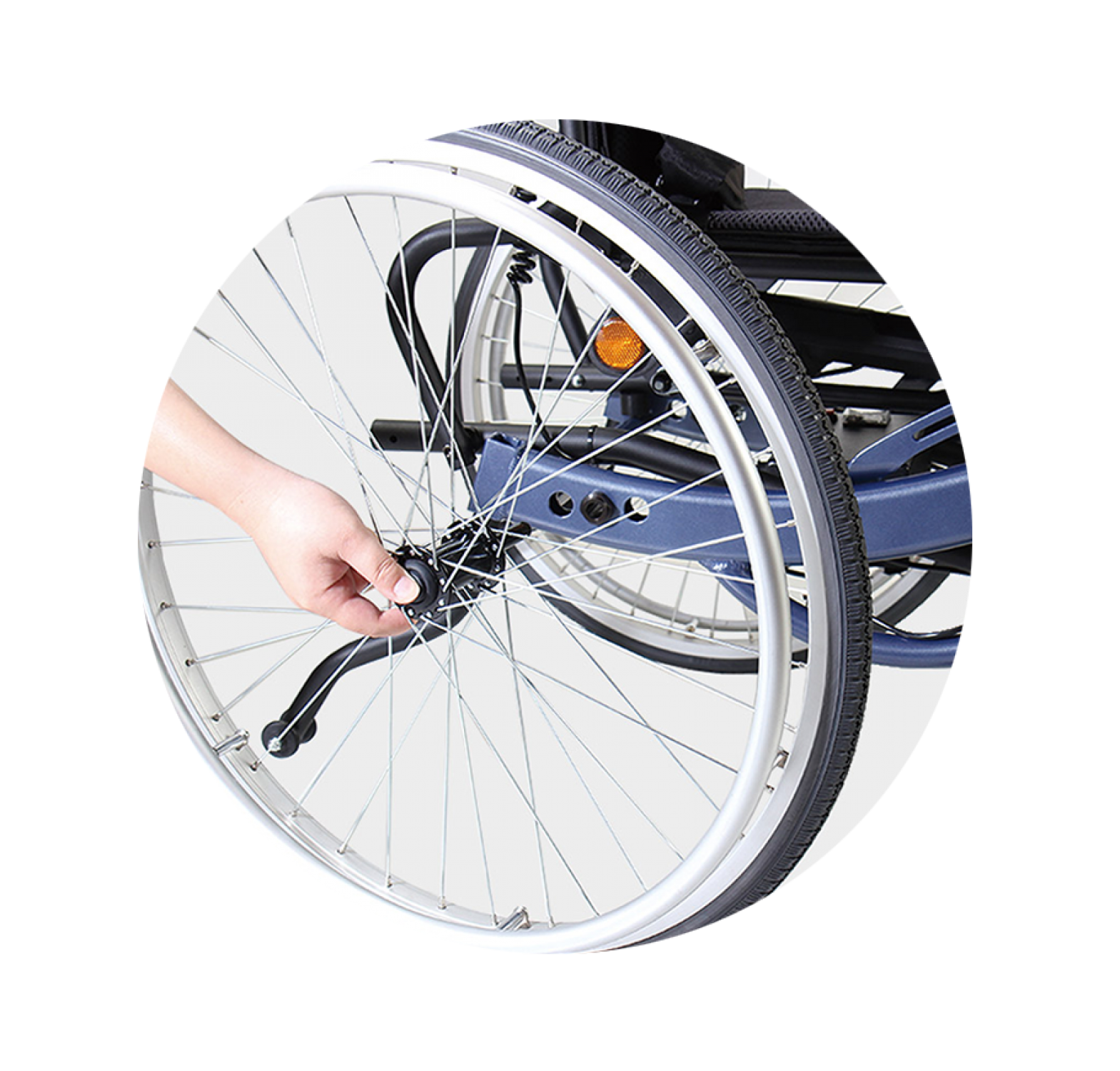 Quick release wielen